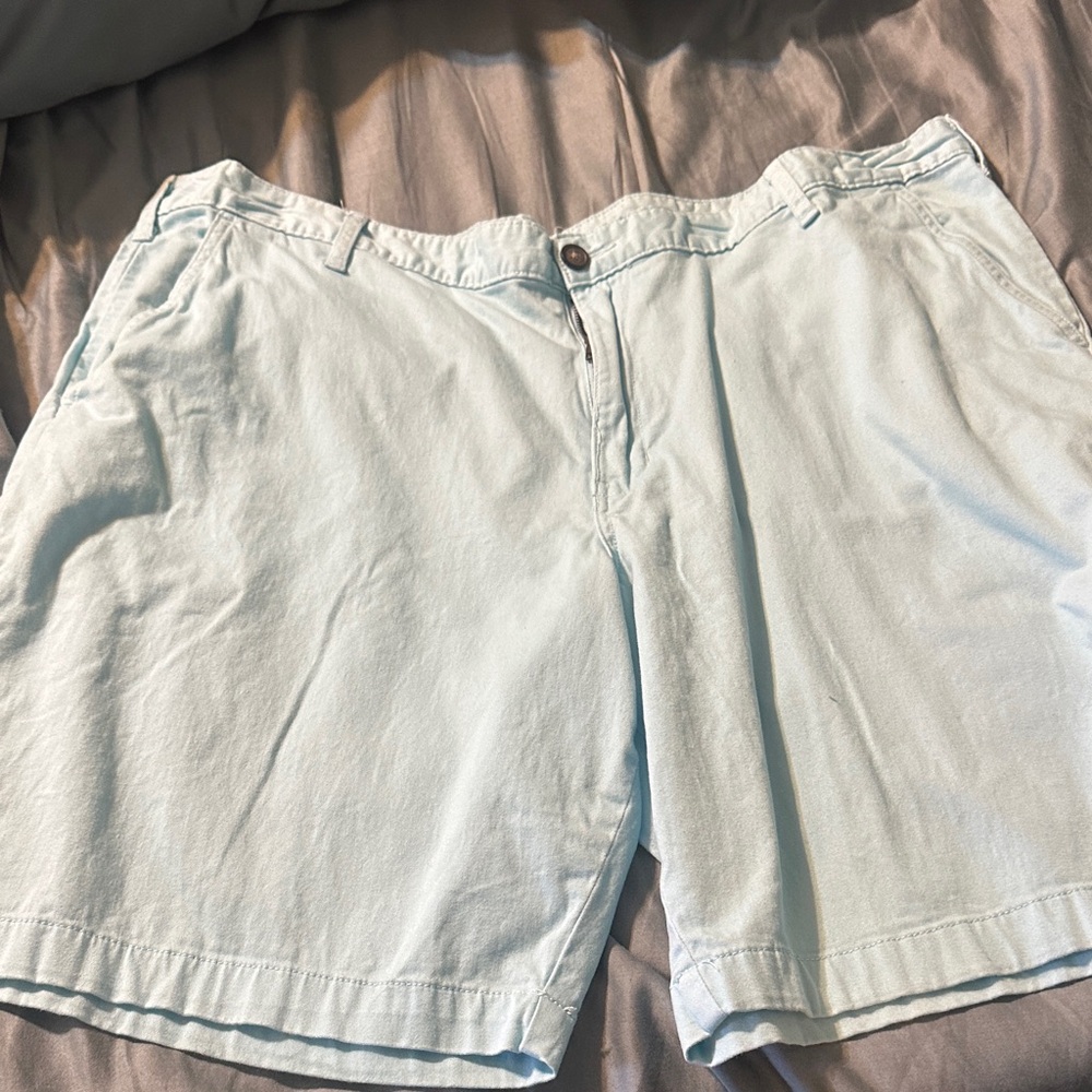George Light Blue Men’s Flat Front Shorts